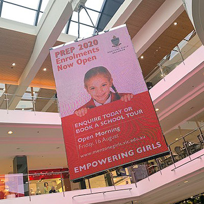 Promotional screen